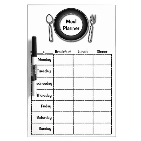 meal planning board meal planning board