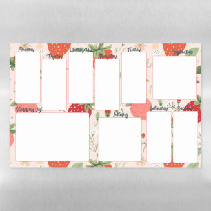 Weekly Meal Planner Magnetic Dry Erase Sheet