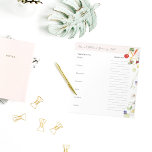 Weekly Meal Planner with Grocery List Notepad<br><div class="desc">Plan your week with ease using this beautifully designed Weekly Meal Planner Notepad with Grocery List, perfect for health coaches, nutritionists, wellness professionals, and anyone who loves to stay organized in style. This dual-purpose notepad features space to plan meals from Monday to Sunday on the left, with a matching lined...</div>