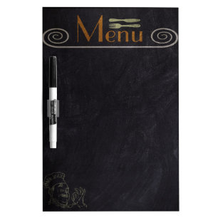 Weekly Menu Blackboard for Kitchen