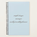 weekly/monthly planner<br><div class="desc">simple design manager weekly/monthly planner available in store, shop and have a blessed day!</div>