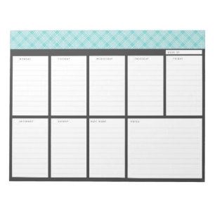 Weekly Planner Notepad