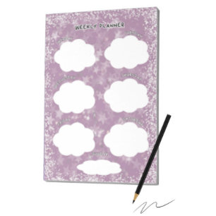 Weekly planner notepad