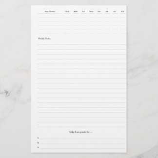 Weekly Planner Pagew