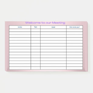 WEEKLY PLANNER POST-IT NOTES
