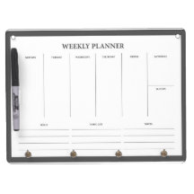 Weekly planner schedule