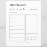Weekly planner schedule to do list menu organizer<br><div class="desc">This weekly printable planner is perfect for those who want to set up and track their weekly schedule at home or in the office.</div>