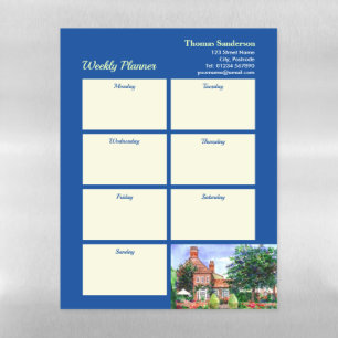 Weekly Planner The Manor House Heslington York Magnetic Dry Erase Sheet