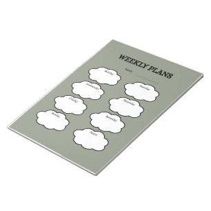 Weekly Plans Notepad