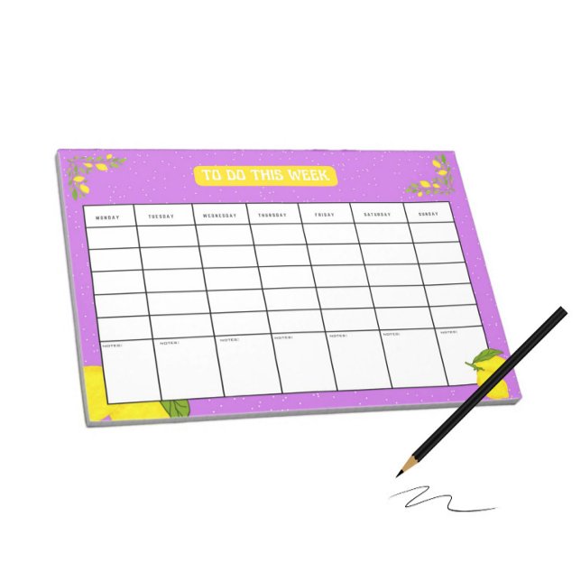 Weekly to do list  notepad (Creator Uploaded)