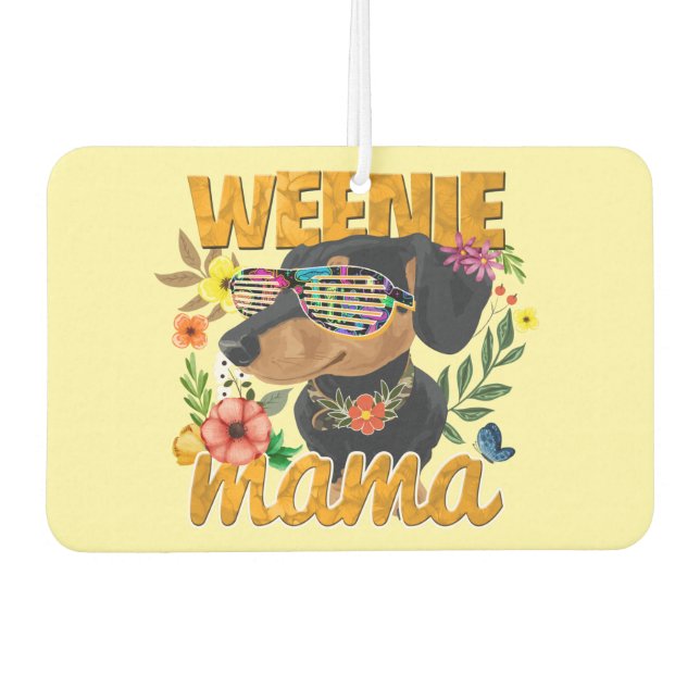 WEENIE MAMA  AIR FRESHENER (Front)
