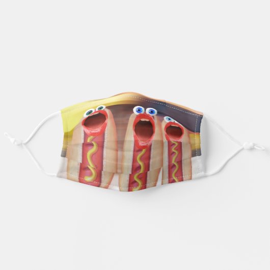 Weenie People Adult Cloth Face Mask (Front, Unfolded)