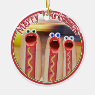 Weenie People Ceramic Ornament