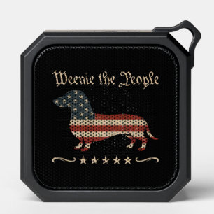 Weenie The People Dachshund 4th Of July Bluetooth Speaker
