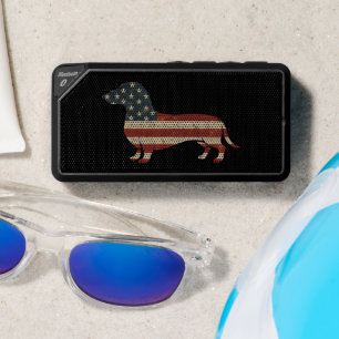 Weenie The People Dachshund 4th Of July Bluetooth Speaker