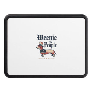 Weenie the People Patriotic Dachshund T-Shirt_1 Hitch Cover