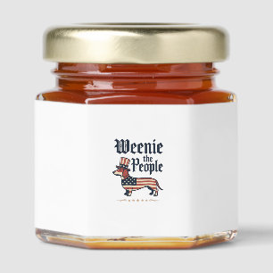 Weenie the People Patriotic Dachshund T-Shirt_1 Honey Jar Favors