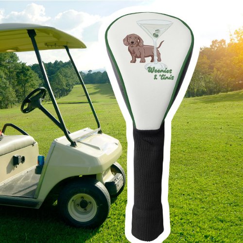 Weenies & Martinis Golf Head Cover