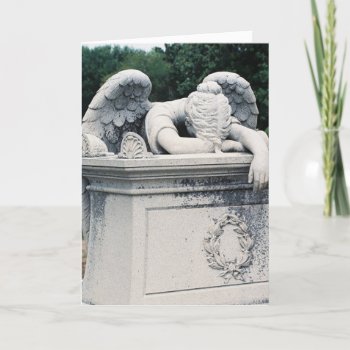 Weeping Angel Card by sharonfosterart at Zazzle