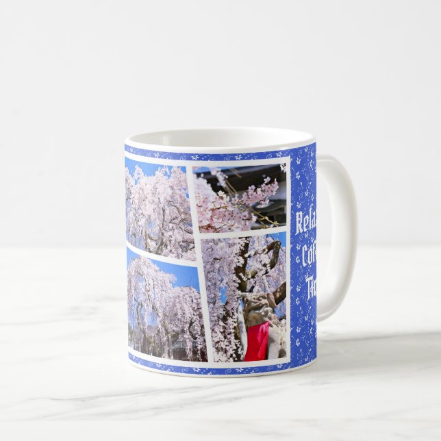 Weeping Cherry コーヒーマグカップ Coffee Mug (Front Right)