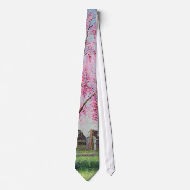 Weeping Cherry Tie (Front)