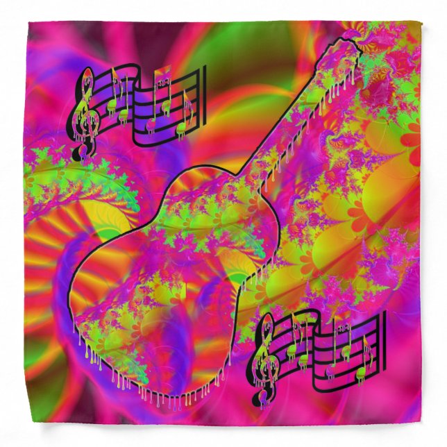 Weeping Guitar Bandana (Front)