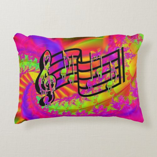 Weeping Guitar Decorative Pillow