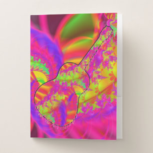 Weeping Guitar Pocket Folder