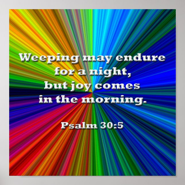 Weeping may endure for a night . . . poster (Front)