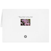 WEEPING ORCHIDS BLANK CARD (Back Horizontal)