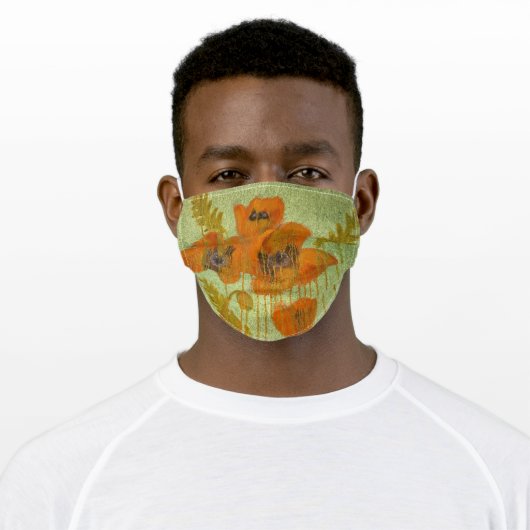 Weeping Poppies Face mask (Worn)