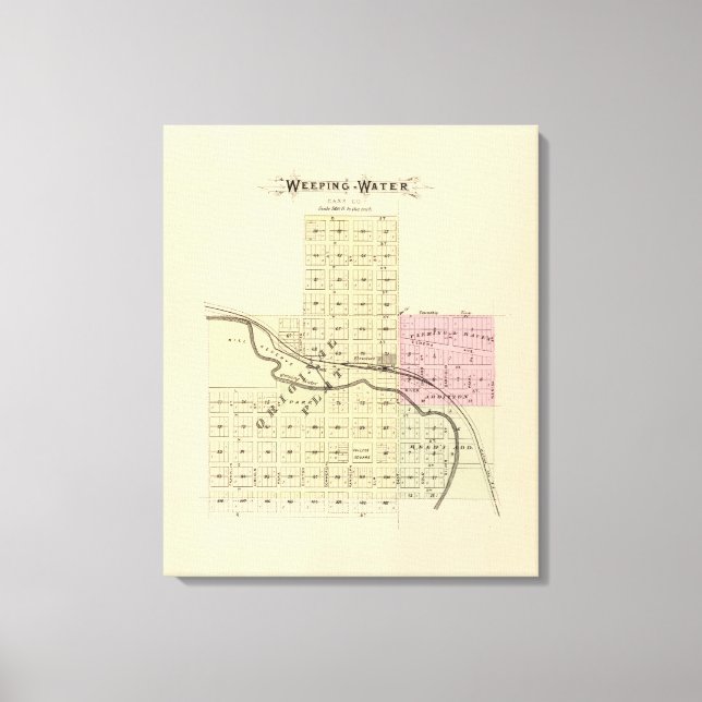 Weeping Water, Nebraska Canvas Print (Front)