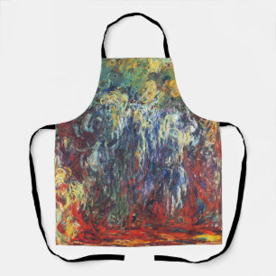 Weeping Willow at Giverny (by Claude Monet) Apron