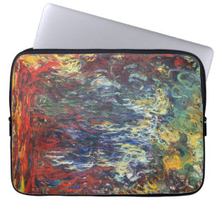 Weeping Willow at Giverny (by Claude Monet) Laptop Sleeve