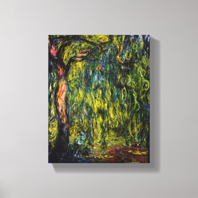 Weeping Willow by Claude Monet Canvas Print (Front)
