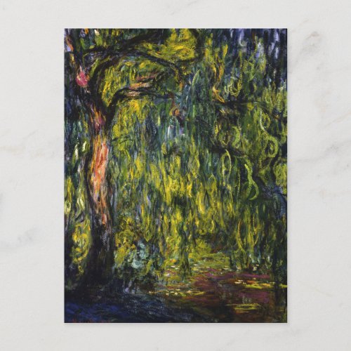 Weeping Willow by Claude Monet Postcard