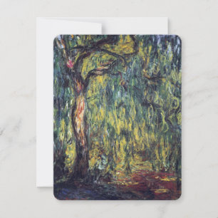 Weeping Willow by Claude Monet, Vintage Fine Art