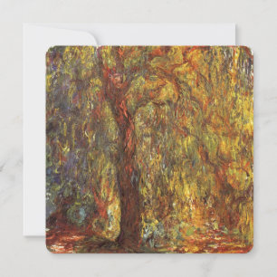 Weeping Willow by Claude Monet, Vintage Fine Art