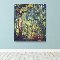 Weeping Willow by Claude Monet, Vintage Fine Art
