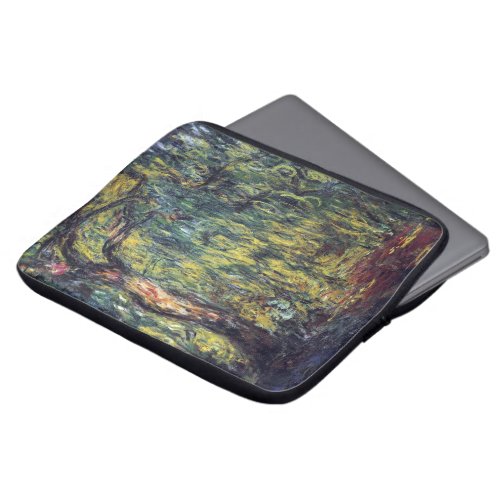 Weeping Willow by Claude Monet Vintage Fine Art Laptop Sleeve
