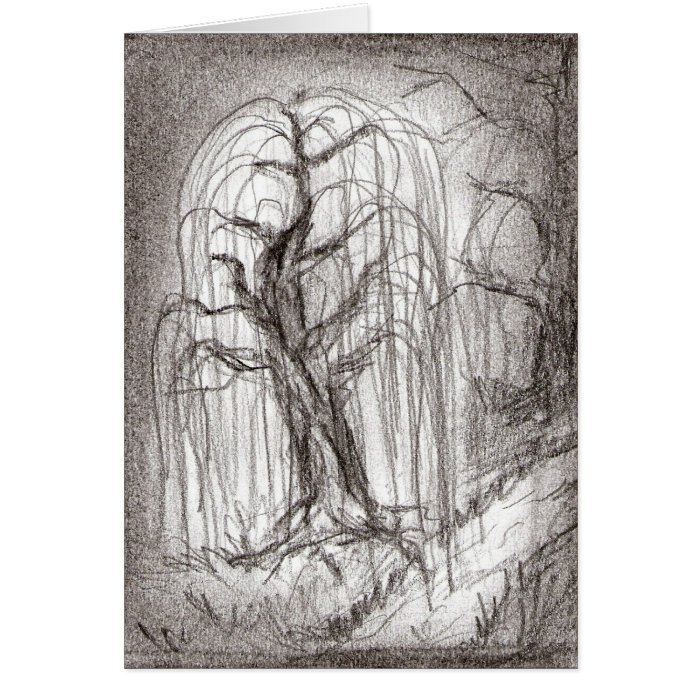 Weeping Willow Greeting Card