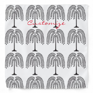 Weeping Willow Silhouette Thunder_Cove Bandana