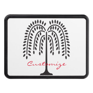 Weeping Willow Silhouette Thunder_Cove Hitch Cover
