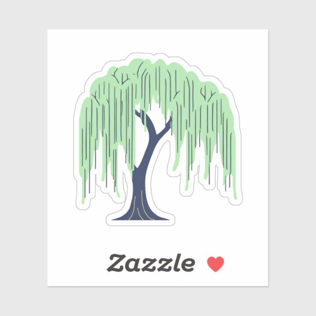 Weeping Willow Sticker (Sheet)