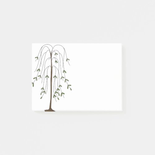 Weeping Willow Tree country prim Post_it Notes