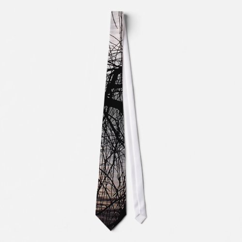 WEEPING WILLOW TREES NECK TIE