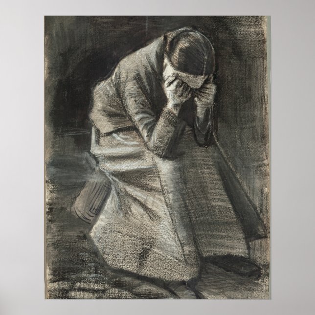 Weeping Woman  1888  Vincent van Gogh  Small Poster (Front)