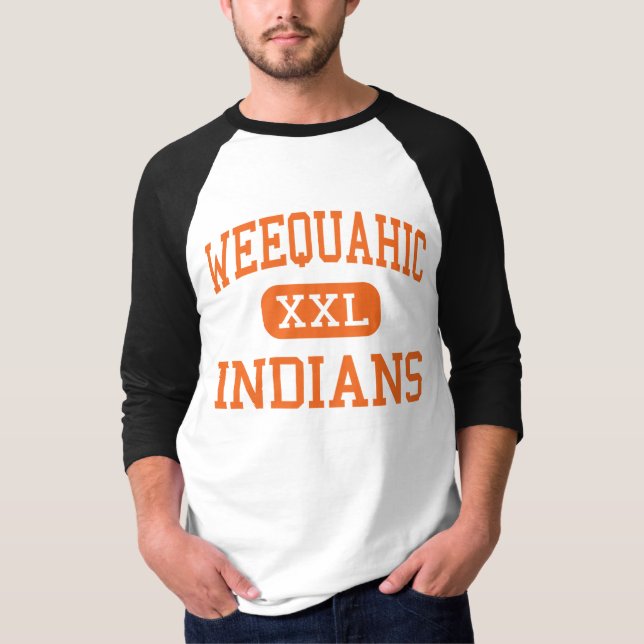 Weequahic - Indians - High - Newark New Jersey T-Shirt (Front)