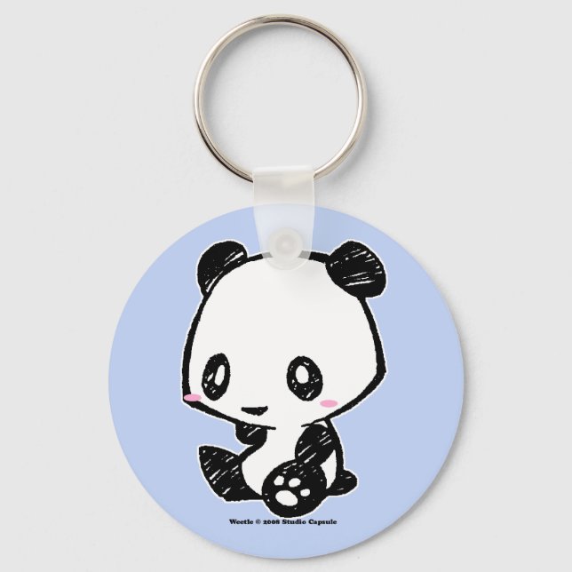 Weetle Panda Keychain (Front)