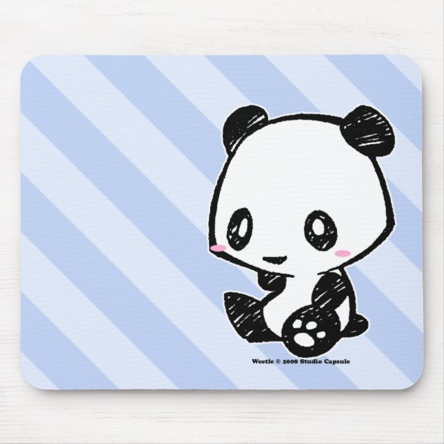 Weetle Panda Mouse Pad (Front)